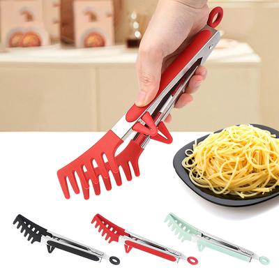3Pieces Kitchen Tongs,Set Of 3 Tongs With Silicone Tip For Cooking Stainless Steel Kitchen Tong Outdoor Tableware