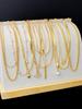 Set di 7 Collane Eleganti Boho Colore Oro per Donne Vintage Cuore Perla Zircone Multistrato Lungo Gioielli per Uso Quotidiano Nuovo