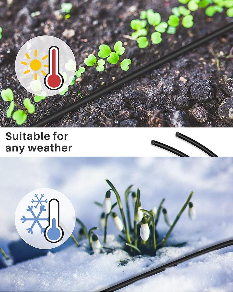 8/11mm Irrigation Hose Heavy Duty Blank Distribution Pipe 3/8 Inch Pvc Garden Lawn Farm Watering Drip Irrigation Hose