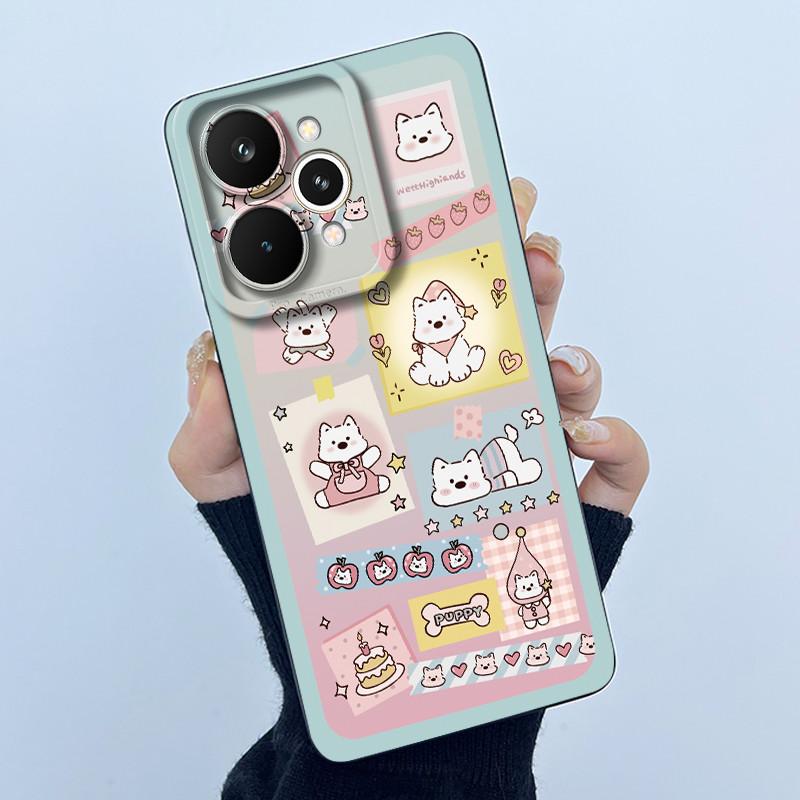 For Realme 15 Pro 5G Phone Case Cute Panda Girl Cats Liquid Silicone Soft Back Cover For Realme15 15Pro High Quality Phone Shell