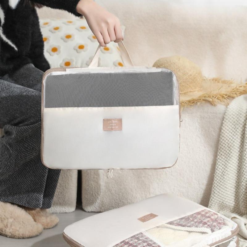 1pcs Compressible Storage Bag Large Capacity Sealed Packing Pouch Travel Portable Clothes Organizer