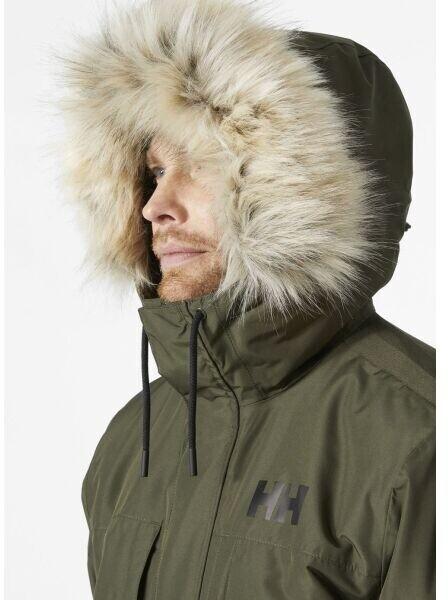 Зимняя куртка Helly Hansen Coastal 3.0 Parka утилитарного зеленого цвета