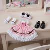 1/6 Scale Doll Dress Clothes Outfits Set Girls Pretend Play Cake Decoration BJD Shoes Handmade 30cm