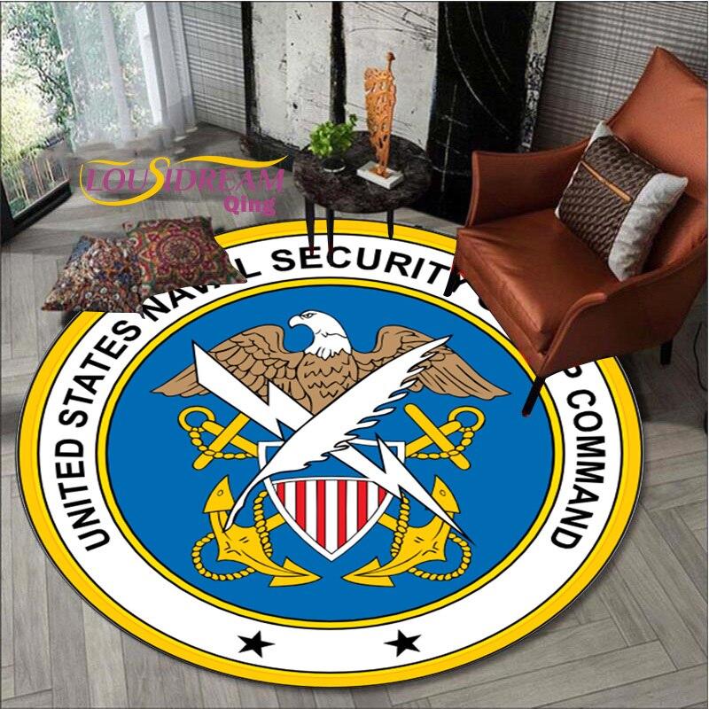 Amerykański orzeł okrągłe dywany w sypialni dywaniki do pokoju dziecięcego na krzesło do salonu mata podłogowe maty termiczne dla wycieraczka dla dzieci