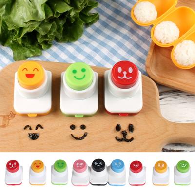 Mold Seaweed Cutter Bento Decoration Portable Smiling Face Shape DIY Embossing Device Sushi Maker