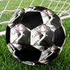 Soccer Ball Colorful Machine Stitched PVC Size 5 Team Training Competition Ready Durable High-Bounce Cool Sports Gift