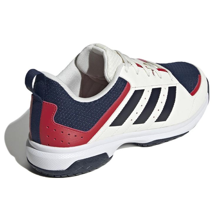 Adidas Ligra 7 Indoor Comfortable Non-Slip Durable Breathable Low-Top Training Shoes Unisex Sneakers White Black GX3753