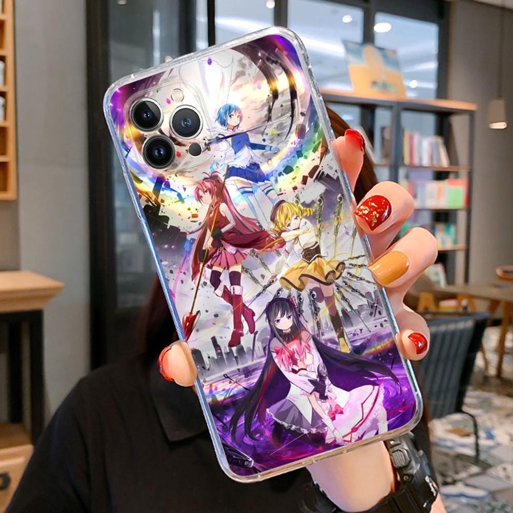 Puella Magi Madoka Magica Phone Case For iPhone 15 14 11 12 13 Mini Pro XS Max Cover 6 7 8 Plus X XR SE 2020 Funda Shell