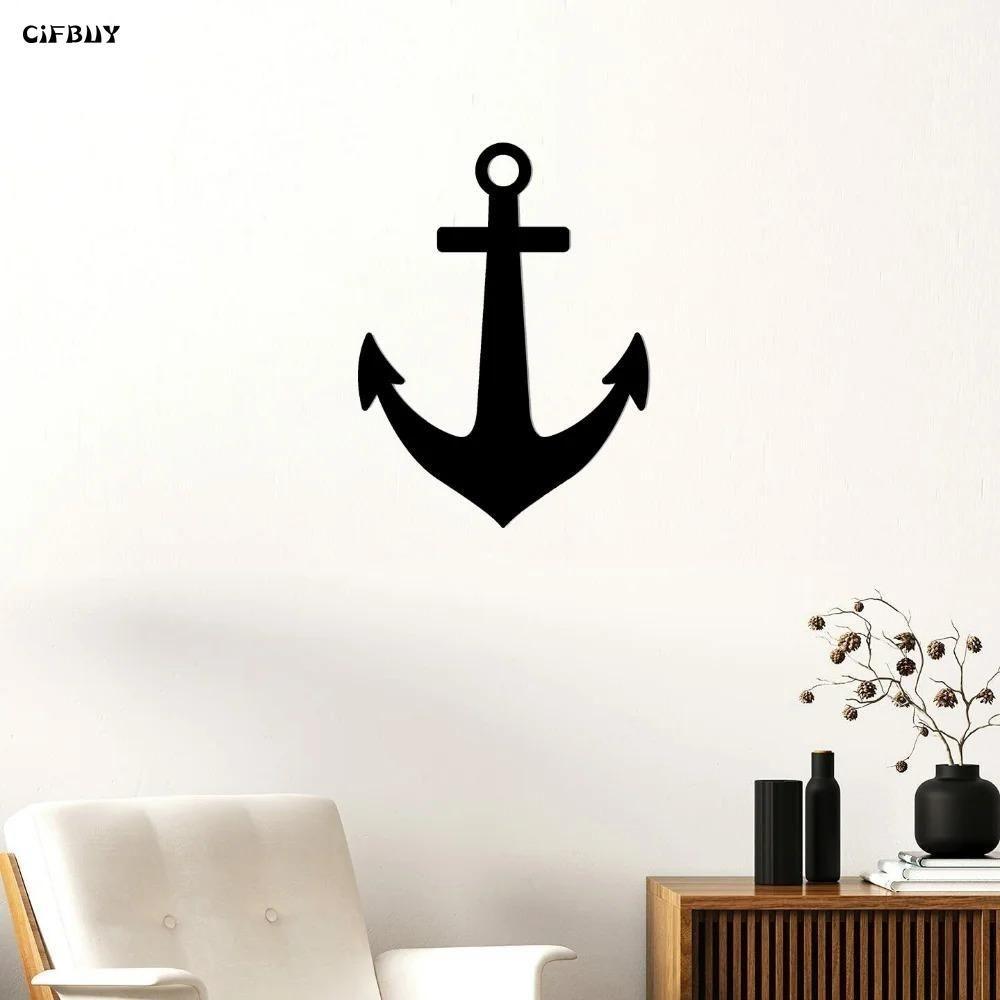 Black Wrought Iron Anchor Wall Decor Home Art