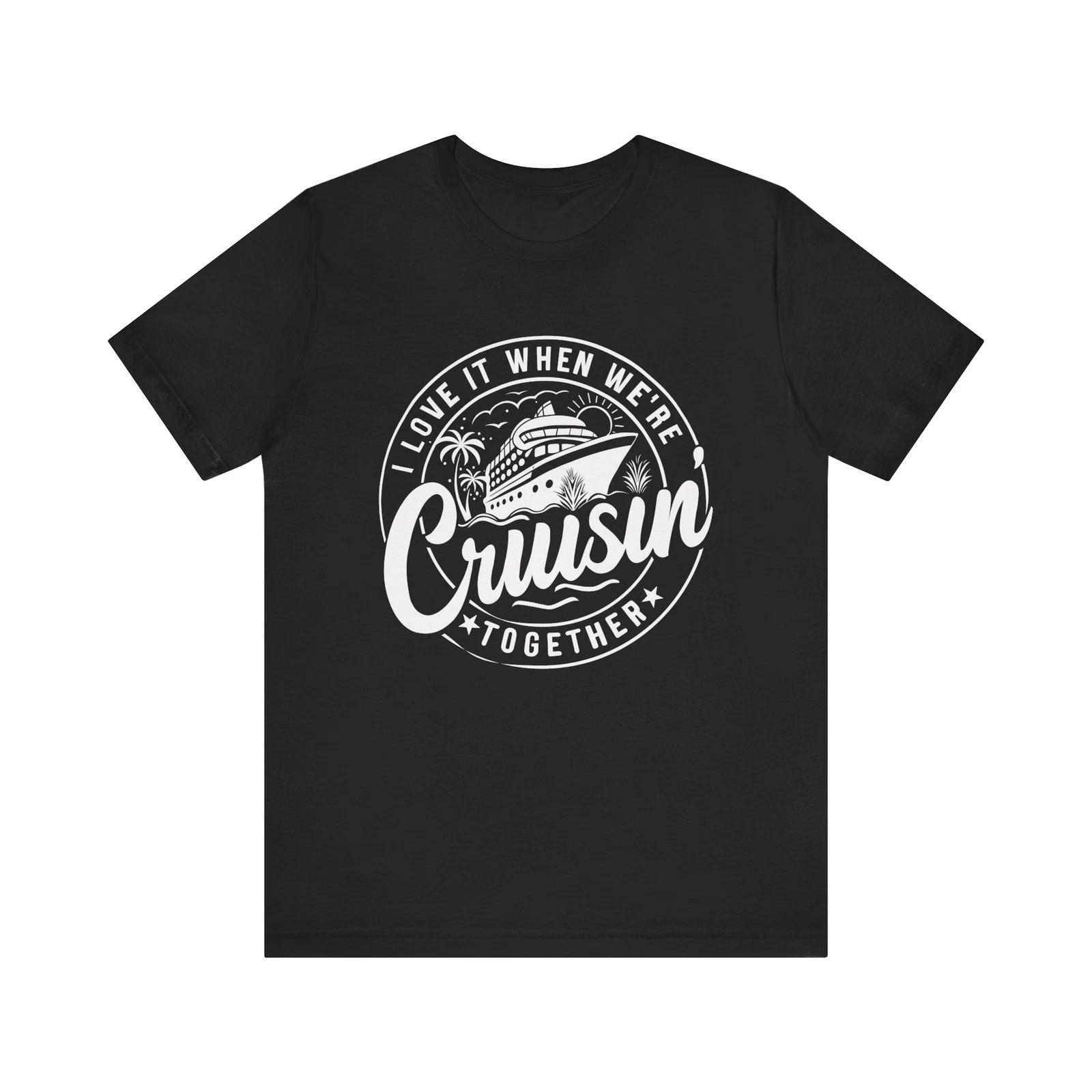 Cruisin Together Cruise Ship Tropical Vacation T-Shirt L