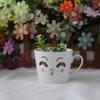 Ceramic Funny Mugs With Spoons Cartoon Couple Creative Compact Coffee Milk Juice Cups Birthday Gifts Drinkware