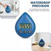 Water Drop Shape Countdown Timer Hanging Hole Precise Timer Digital Shower Timer  Classroom