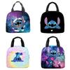 Stitch Lunch Cartoon Bag Oxford Insulated Lunchbox Aluminium Foil Bags Picnic