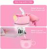 Double Drinking Children's Thermos with Straw 316 Stainless Steel Cartoon Portable Bouncing Lid Doll Student Kettle Water Cup