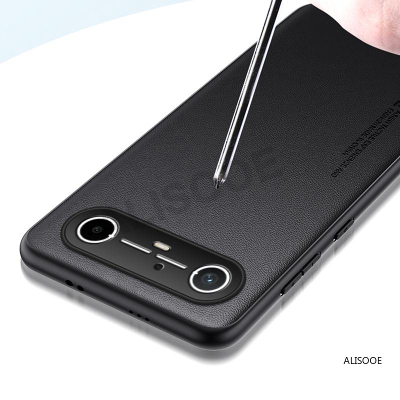 Kožené pouzdro pro Tecno Spark Slim 4G Pouzdro pro Tecno Pova Slim 5G Kryt Módní vláknitá textura PU kůže Ochrana Zadní kryt