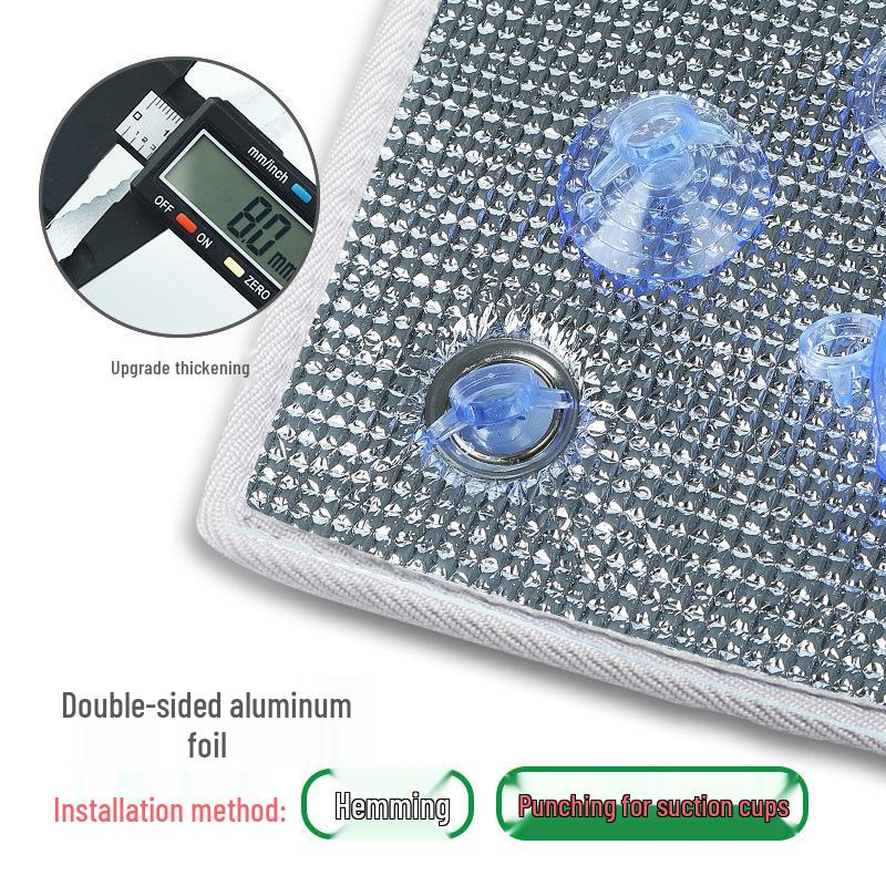 Upgraded Window Insulation Film: Double-Sided Aluminum Pearl Cotton Film
