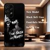 Rapper A-Anuel AA Real For Samsung Galaxy A53,31,52,72,41,Note,J7,8,9,5G,22,73,32,71, Soft Black Silicone Case