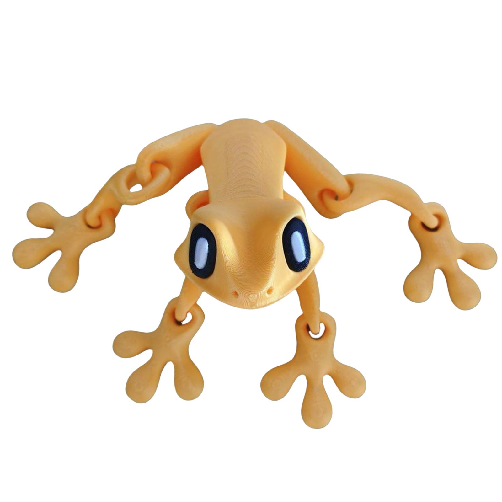 

3D Printing Frog Fridge Magnets Joints Movable Tree Frog Refrigerator Magnet Desktop Ornaments Simulated Animal Model Decoration