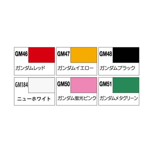 GSI Creos Gundam Marker Tapered Type Set 1 AMS110