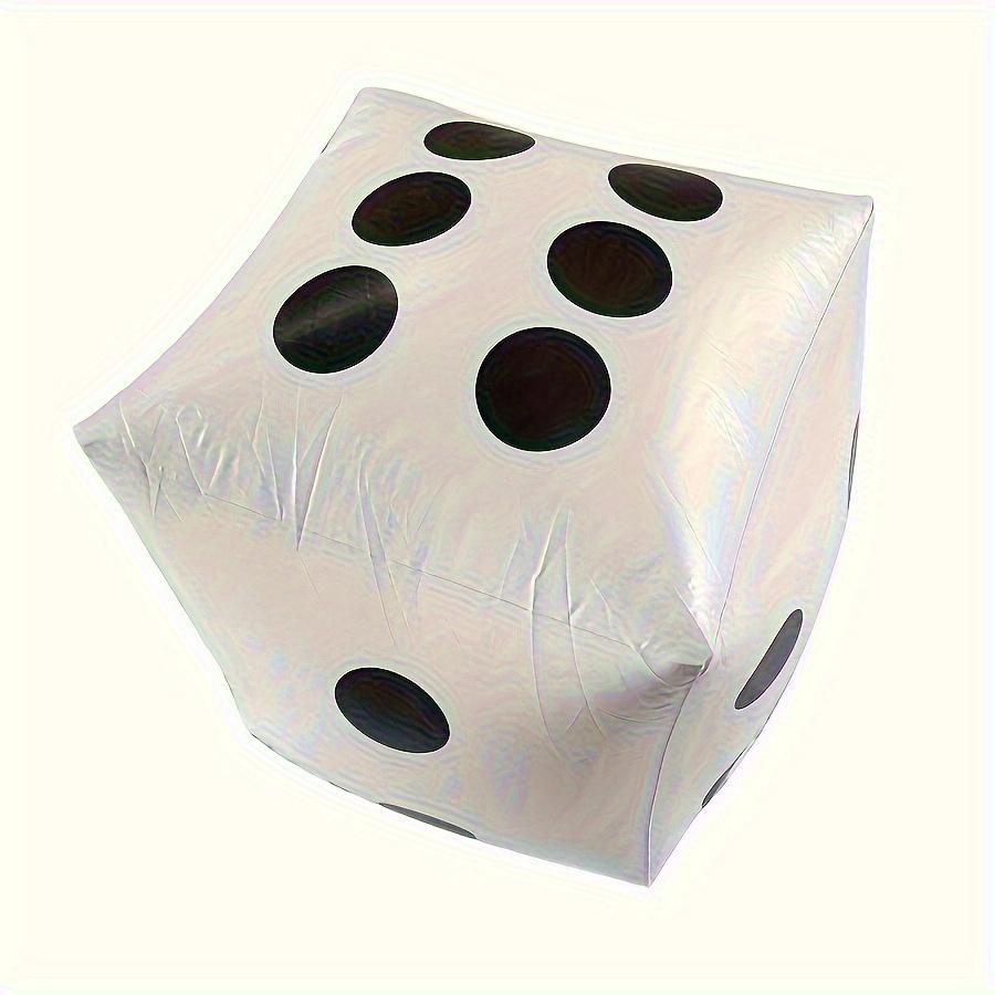 1pc Giant Inflatable Dice with Pump - Jumbo Party Game for Indoor & Outdoor Fun, Perfect for Family Gatherings, Summer Pool JXB