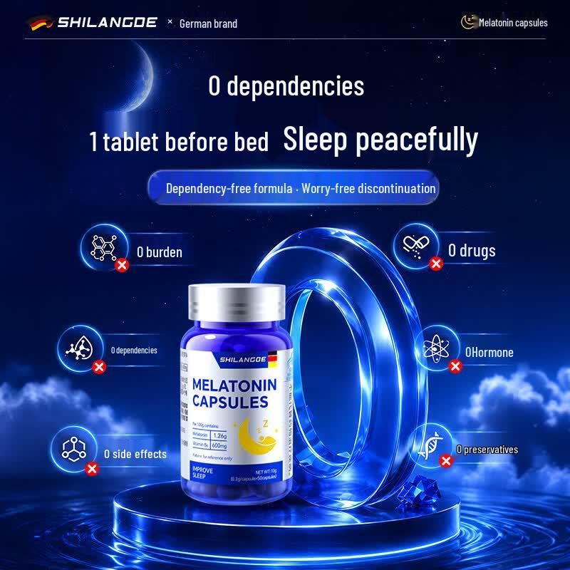 Schlander Melatonin Sleep Aid Supplement