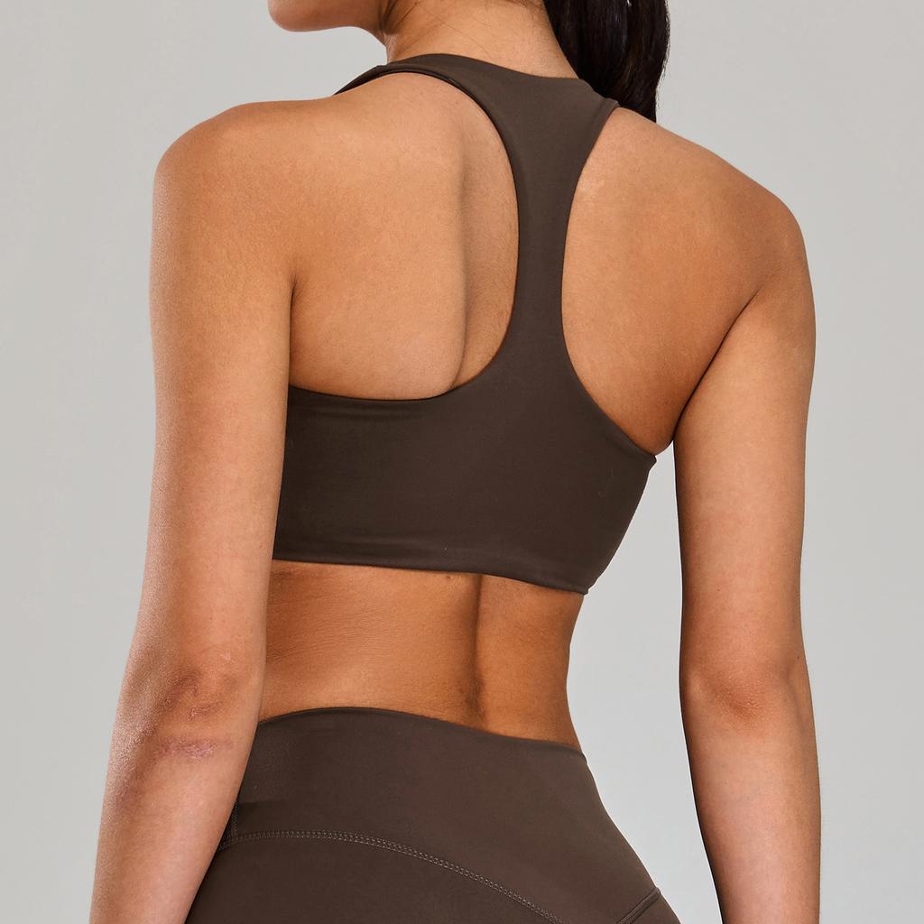 Naked High-Intensity Sports Bra For Women, Running Speed Drying Fitness Yoga Suit, Gathering Shock-Absorbing Yoga Bra