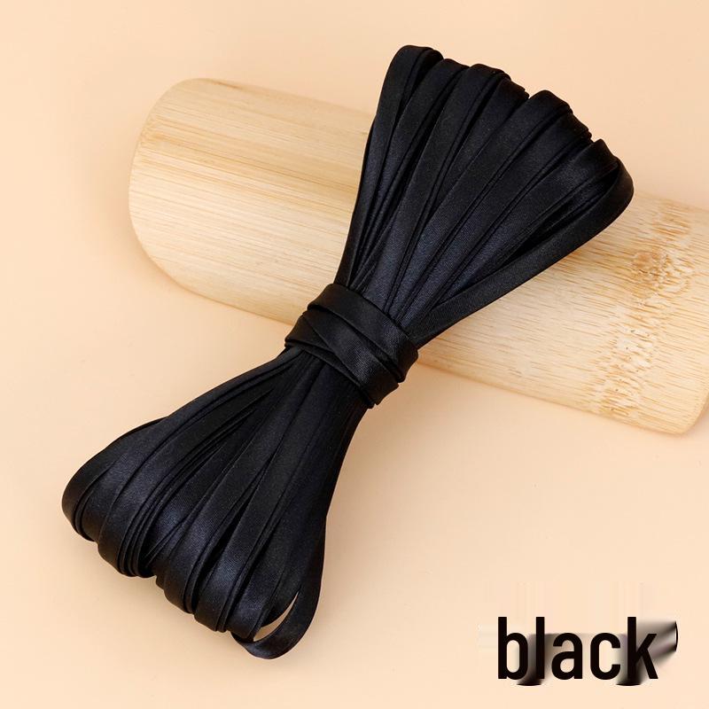 

Hengmeihe Атласная тесьма для окантовки ципао - 0,6 см Не требующая глажки отделка для подгиба одежды