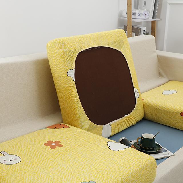 

Эластичный чехол на подушку сиденья с листьями, чехол для дивана с принтом, полукомплект, эластичный чехол для дивана, защита для мебели, 1/2/3/4 места Back cushion cover