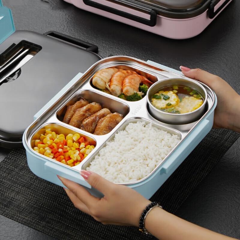 Chahua 304 Stainless Steel Insulated Compartmented Lunch Box