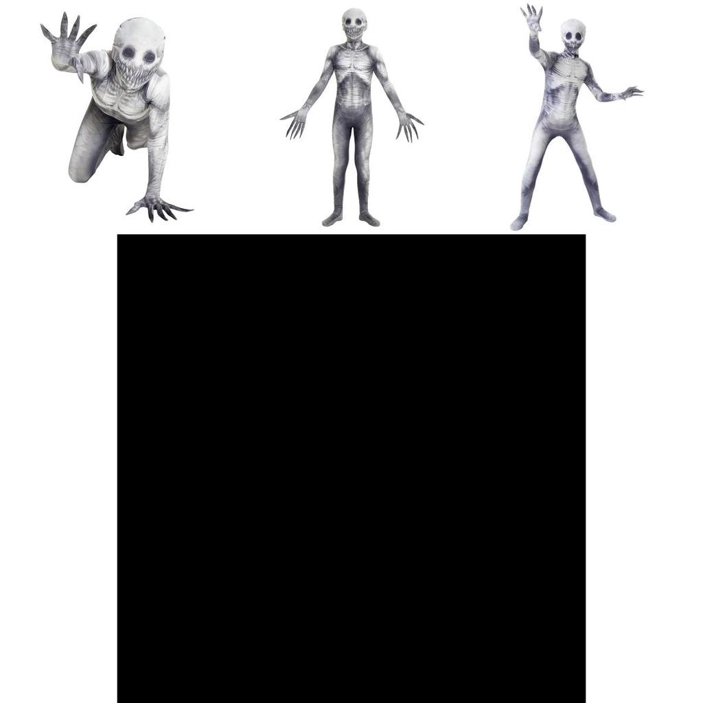Aukštos kokybės ir baisus Rake morphsuit Helovino kostiumas vaikams ir suaugusiems