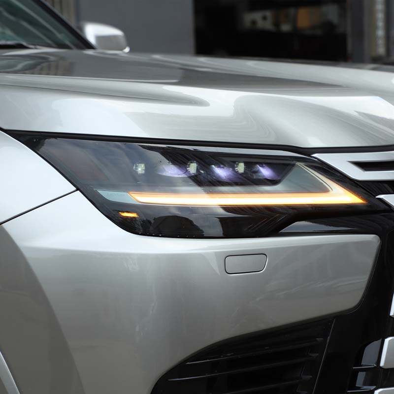 For 2022-2026 Lexus LX600 TPU Car Front Headlight Light Film Front Lamp Film Trim Sticker Protective Auto Accessories