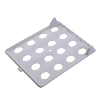 Kleider Organizer Tablett Innovativer Haushalt T-Shirt Kleidung Falt Aufbewahrungsregal Rack Grau