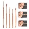 7 Pcs/Set Stainless Steel Earpick Ear Wax Removal Tool Set Glowing Ear Spoon Adult Children Safe Ear Wax Cleaning Tools