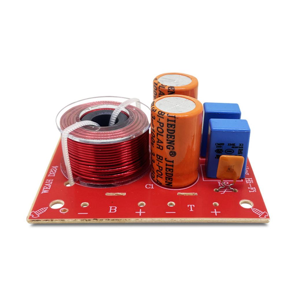 80W 2 Ways Audio Speaker Crossover Treble Bass Filter Frequency Divider for Stages Speaker Home Theater DIY