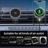Wireless Ice Cooling Magnetic Car Charger For MagSafe iPhone 16 15 14 13 12 Pro Max Night Light Car Phone Holder Fast Charging