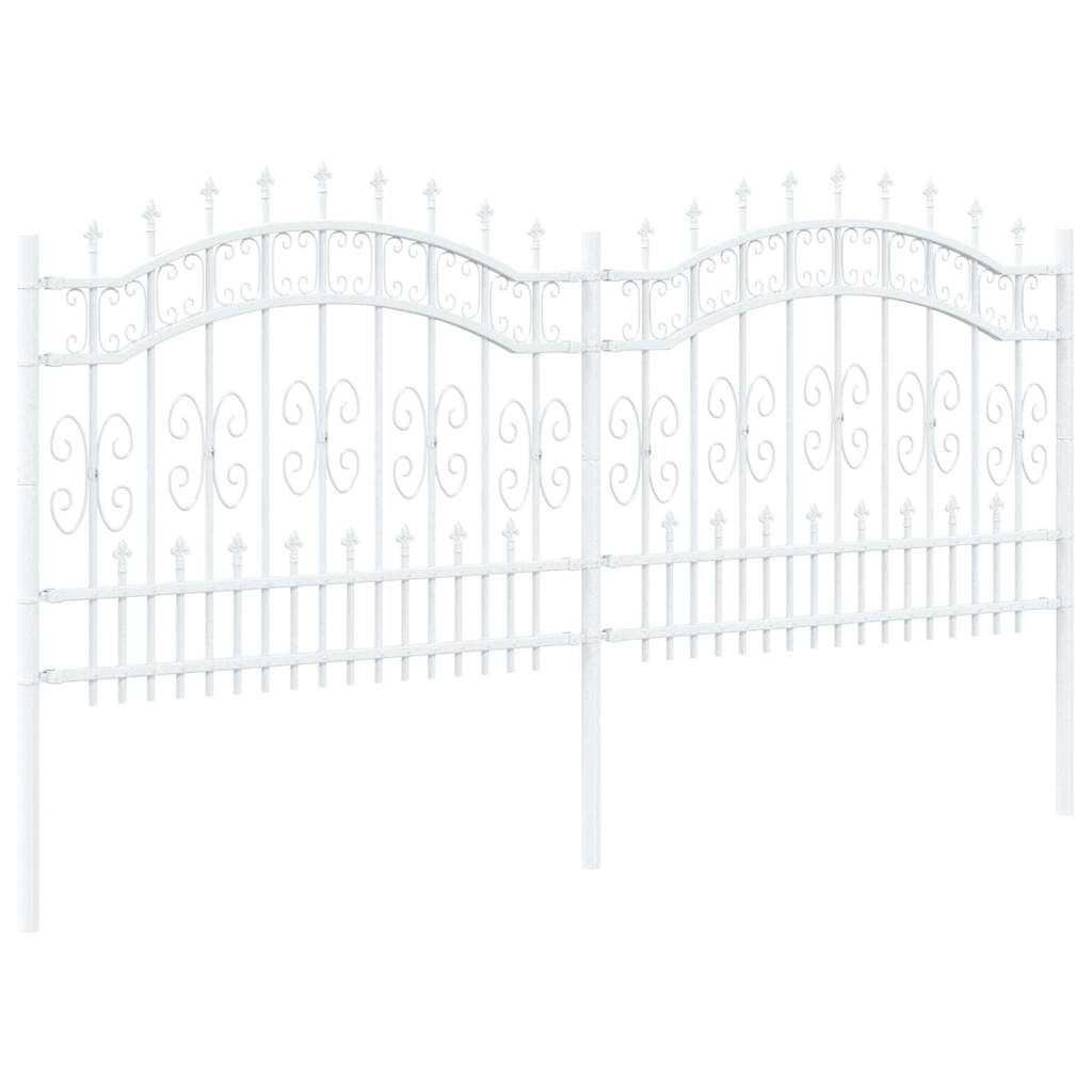 Garden Fence KAMPEN 240 X 140 Cm Mesh Powder Coated Steel