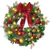 Christmas Wreath Door Hanging Decor Home Mall Window Party Festive Simulation Ornament