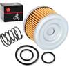Oil Filter & Spring For Honda FourTrax 300 TRX300/FW TRX300EX TRX400EX Rancher 350 Foreman 400 450 500 520 Racher 420 Pioneer 500 520