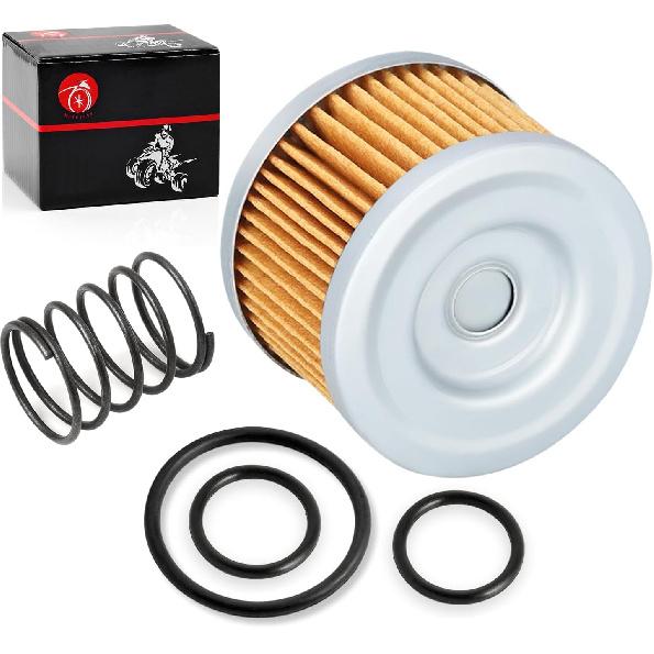 Oil Filter & Spring For Honda FourTrax 300 TRX300/FW TRX300EX TRX400EX Rancher 350 Foreman 400 450 500 520 Racher 420 Pioneer 500 520