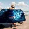 Zenless Zone Zero Hoshimi Miyabi Microfiber Beach Towel Absorbent Quick Dry Soft Yoga Swimming Resort Mountain Climbing Towel