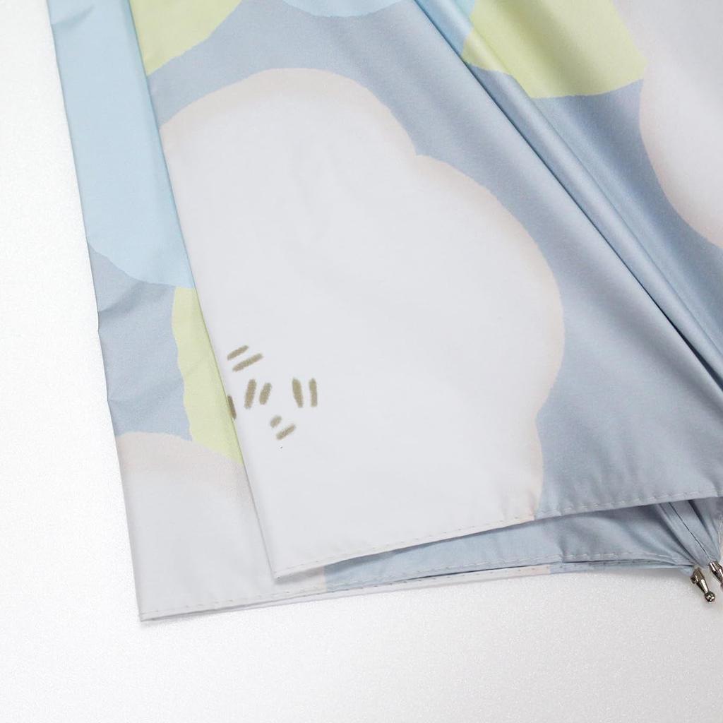 Nifty Colors Long 2493GY Umbrella, Light-Shielding, Two-Side Peony,