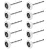 10pcs 6200ZZ Garage Door Bearing Rollers Nylon Garage Door Rollers Ball Bearings Noise Reduction Easy Installation