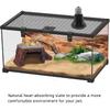 Bearded Dragon Basking Platform, Leopard Gecko Humid Hide, Reptile Hide Cave with Heat Storage Slate Stone, Crested Gecko Basking Rock, Hideout for