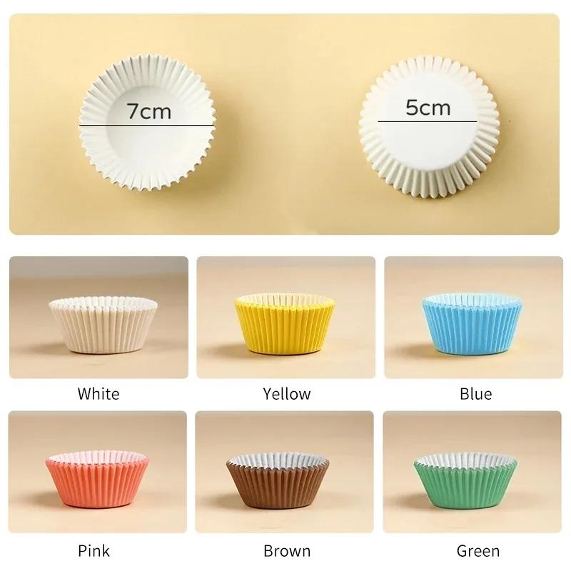 Dessert Baked Pastries Cupcake Covers Kitchens Accessories Cake Stand Kitchen Utensils Chocolate Cup Mold 100 Piece Set Pastry