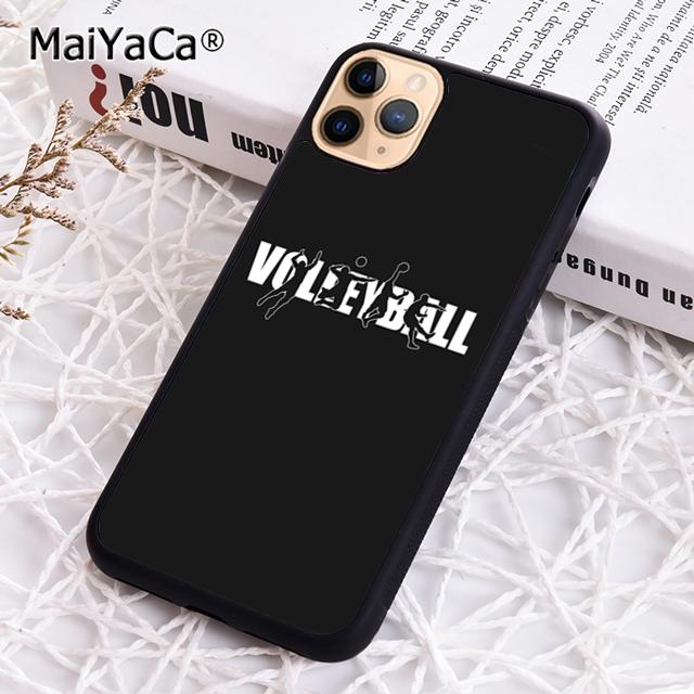 MaiYaCa Spiel Volleyball Ball Handyhülle Für iPhone 17 Air 16 16e 15 14 plus 11 12 13 pro max Hülle Cover coque