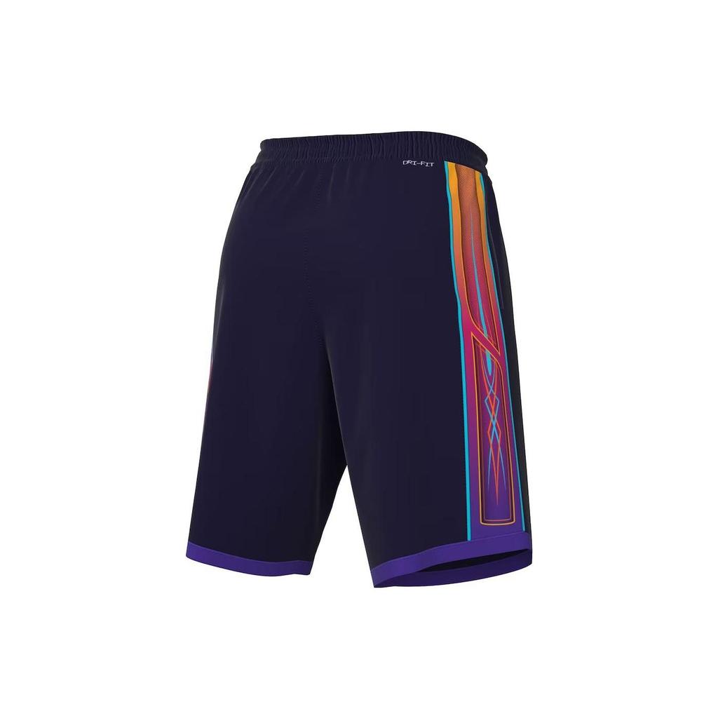 Nike NBA Phoenix Suns Swingman City Edition Dri-Fit Shorts Purple Unisex Streetwear DX8716-535