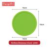 Round Non-slip Silicone Coaster - 10cm Heat-resistant, Drip-proof, Customizable Logo for Water and Coffee Cups.