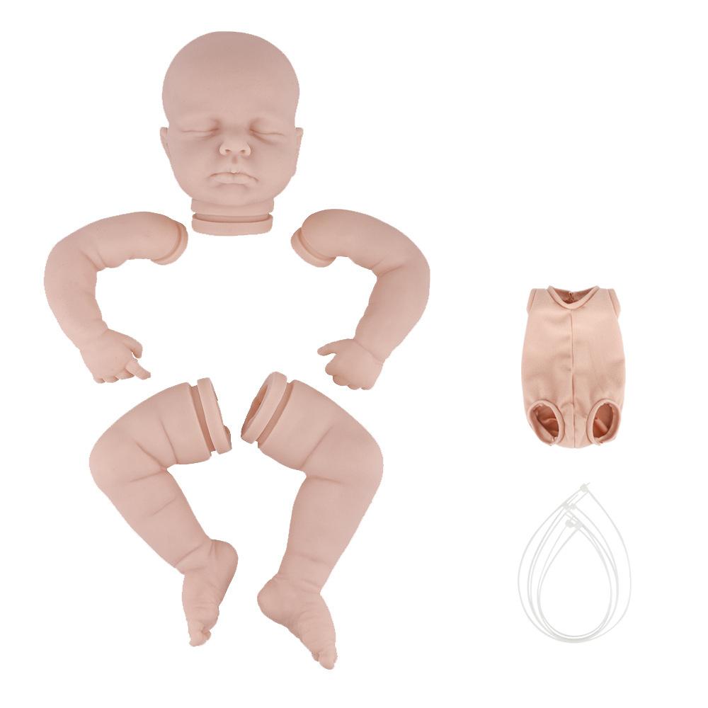 

Кукольный набор Reborn Loulou DIY Kit Soft Touch Cloth Body Vinyl Kit 17 дюймов doll kit 17in