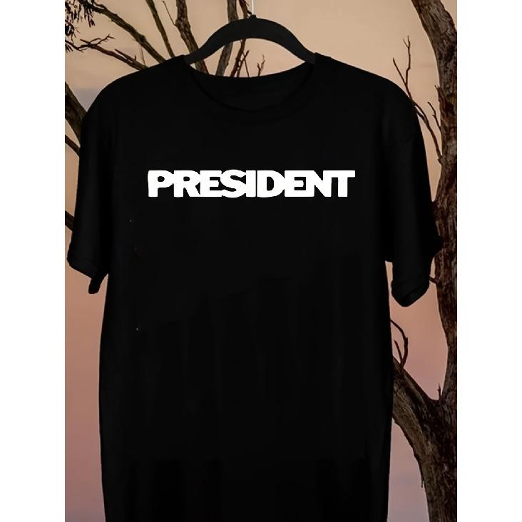 HOT Logo P-re Sident Band Black S to 5XL Shirt Gift for Fans BL2108 S чёрный