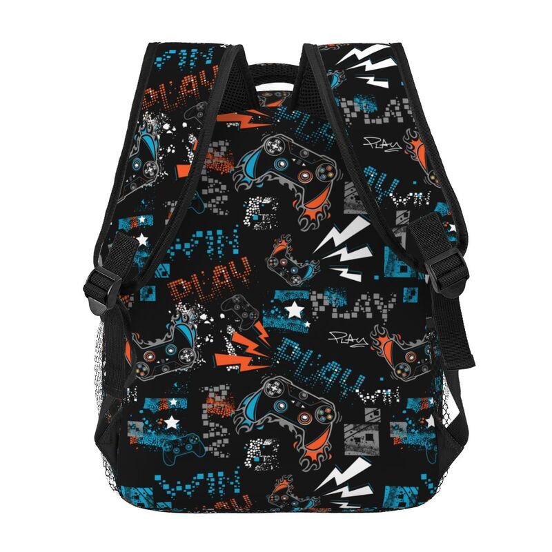 Zaino con Controller per Videogiochi per Ragazzi Ragazze Studenti Scolastici Zaino da Viaggio Escursionismo Campeggio Zaino giornaliero Unisex Casual Zaino per Laptop